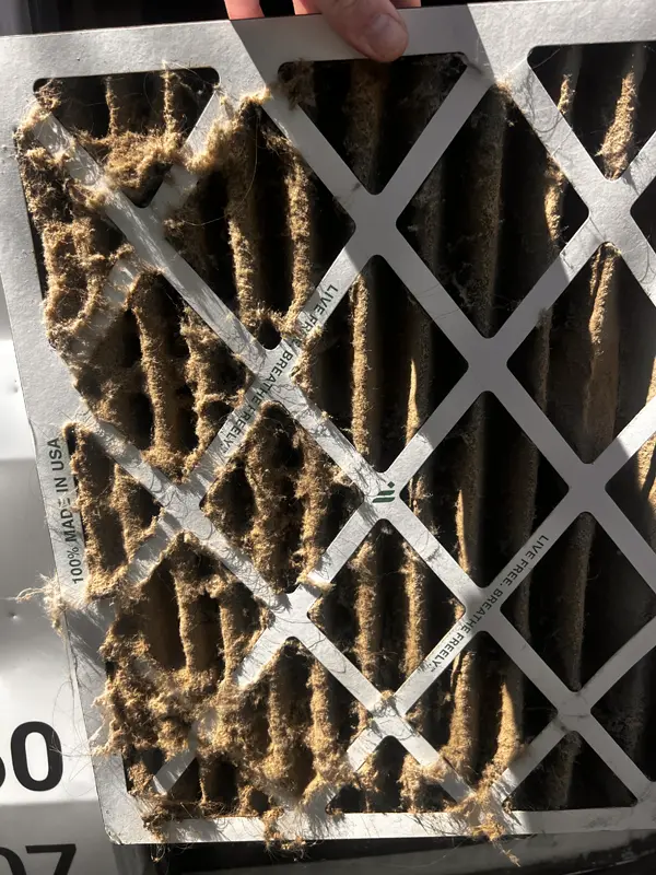 Dirty HVAC Filter