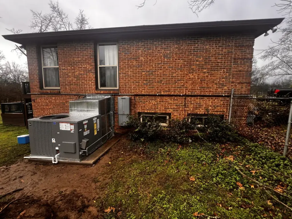 HVAC New Installation outside home