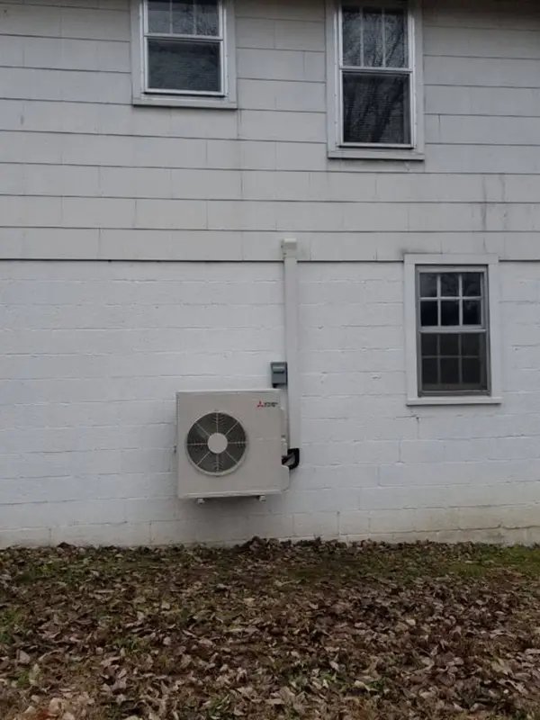 Minisplit on outside of house