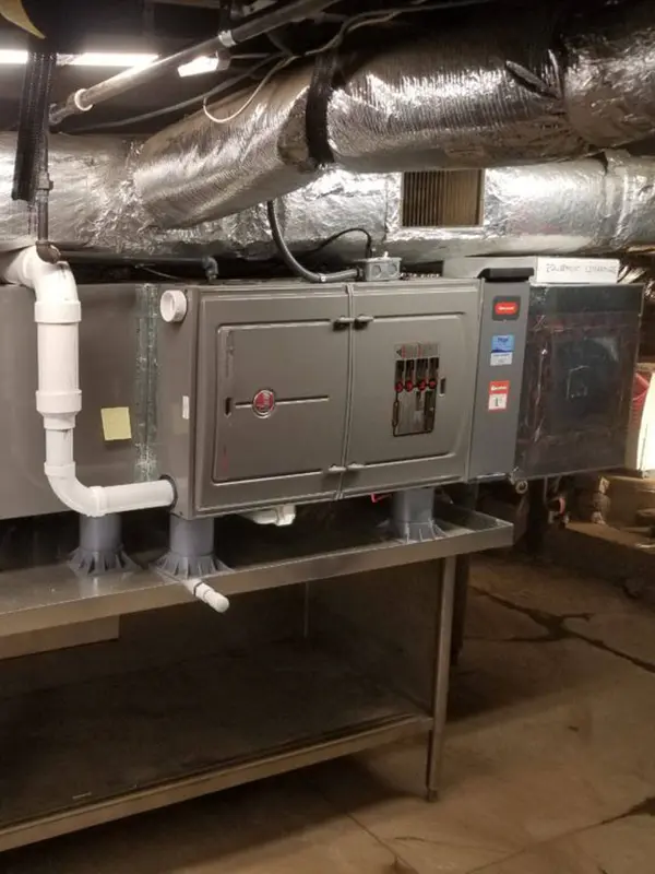Rheem & Ductwork Install inside house