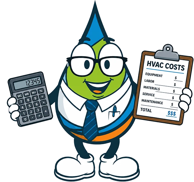Dewey holding calculator and clipboard with checklist