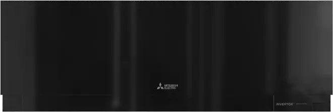 Mitsubishi mini-split indoor unit in black