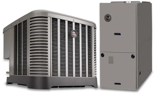 Ruud Achiever AC and furnace